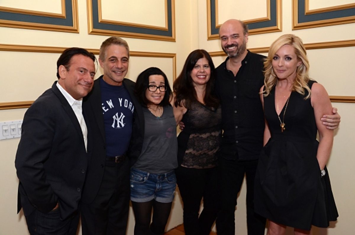 Eugene Pack, Tony Danza, Janeane Garofalo, Scott Adsit, Jane Krakowski at 