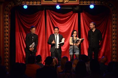 Tony Danza, Eugene Pack, Janeane Garofalo, Scott Adsit Photo