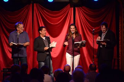 Alan Zweibel, Eugene Pack, Brooke Shields, Richard Kind Photo