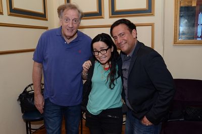 Alan Zweibel, Janeane Garofalo and Eugene Pack Photo