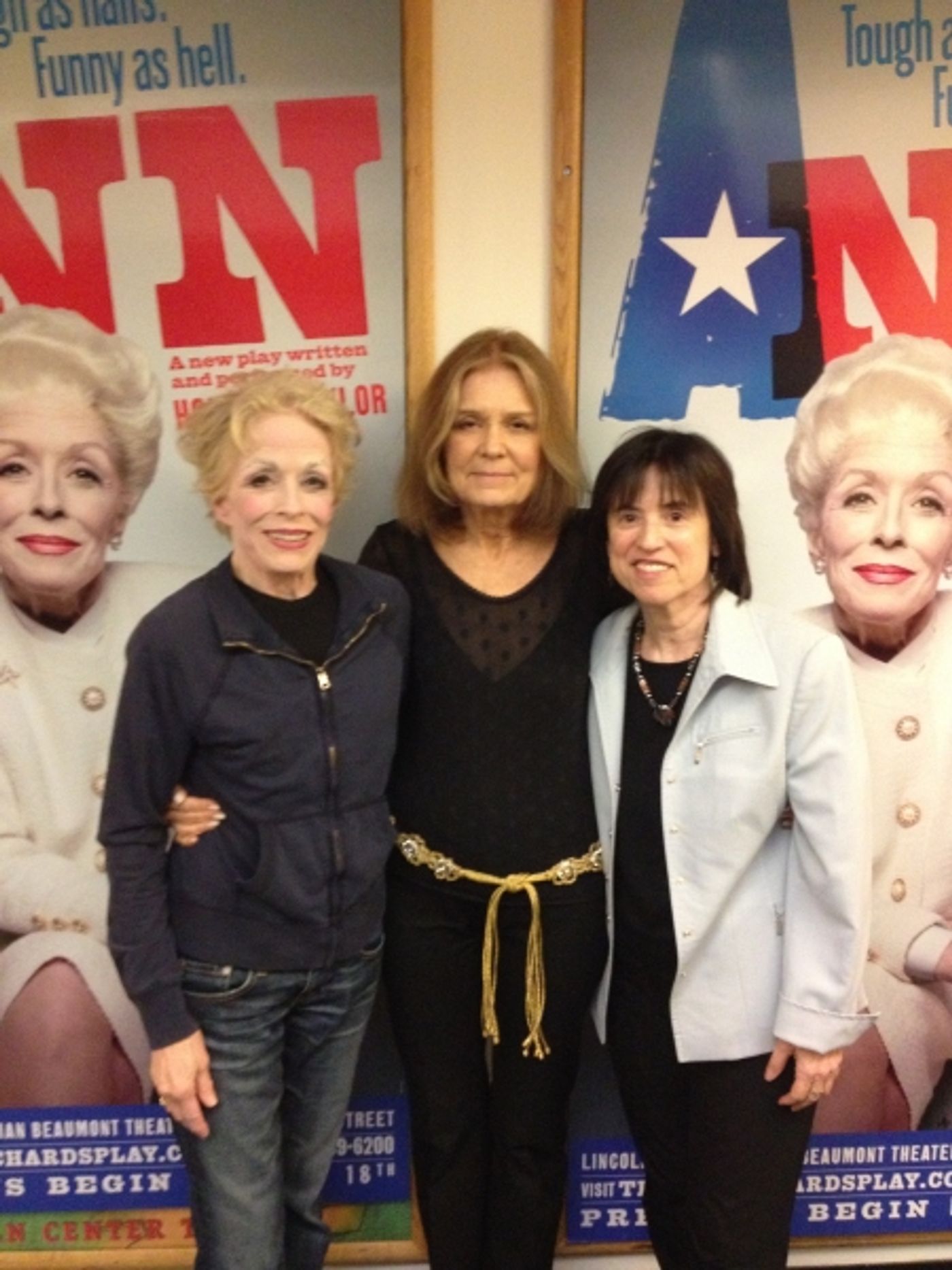 Photo Flash Exclusive: Gloria Steinem Visits Holland Taylor at ANN!  Image