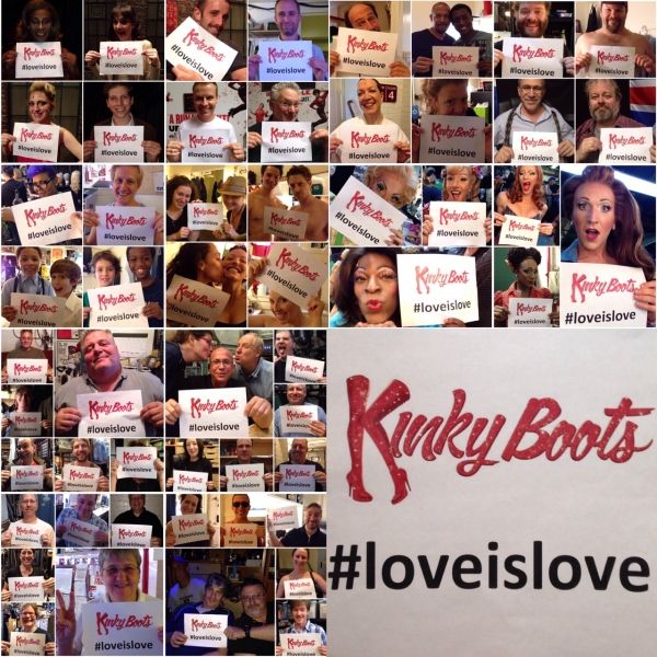 Photo Flash: KINKY BOOTS Cast Celebrates Marriage Equality! Image