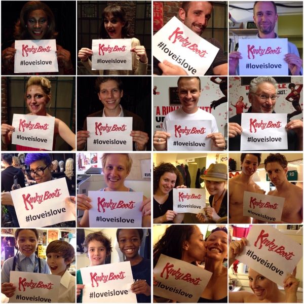 Photo Flash: KINKY BOOTS Cast Celebrates Marriage Equality! Image