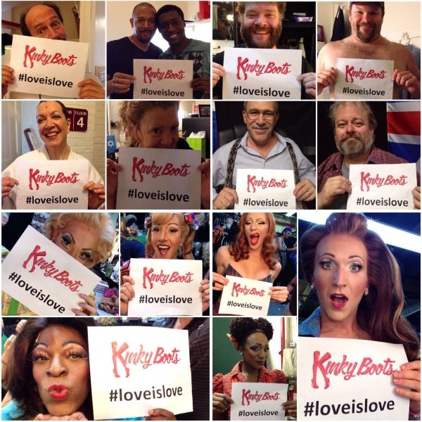 Photo Flash: KINKY BOOTS Cast Celebrates Marriage Equality! Image