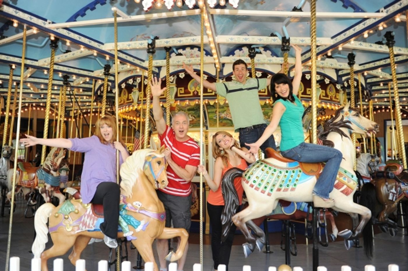 Photo Flash: Sneak Peek at Emily Skinner, Tom Hewitt, Janine DiVita and More in BCP's AND THE WORLD GOES 'ROUND Image