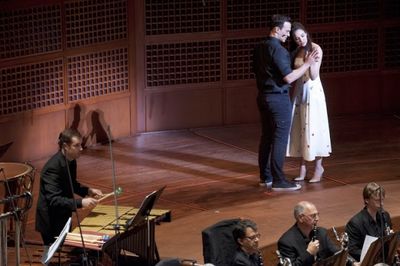 Cheyenne Jackson and Alexandra Silber  Photo