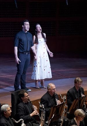 Cheyenne Jackson and Alexandra Silber  Photo