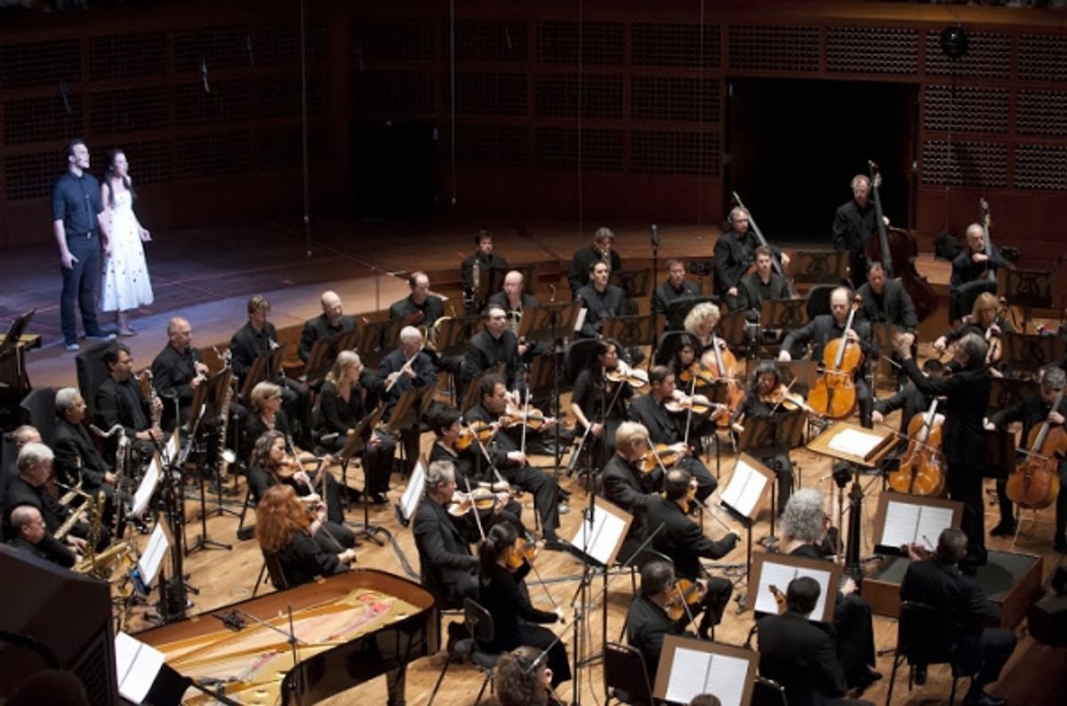 Cheyenne Jackson and Alexandra Silber  at 