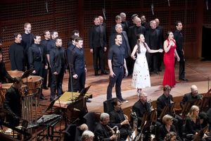 Cheyenne Jackson, Alexandra Silber, and Jessica Vosk  Photo