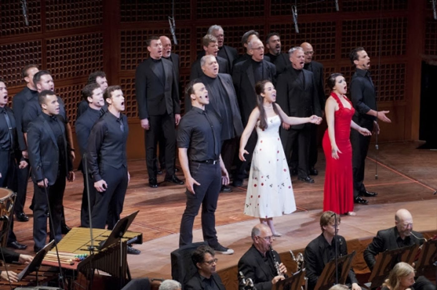 Photo Flash: First Look at Cheyenne Jackson, Alexandra Silber and More in SFS's WEST SIDE STORY Concert  Image