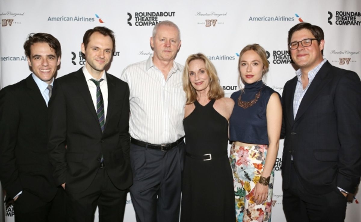 Steven Levenson, Christopher Denham, David Morse, Lisa Emery, Sarah Goldberg and Rich Sommer  at 