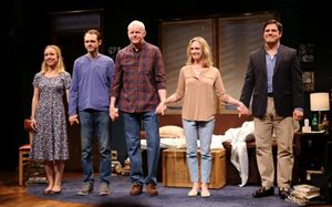 Sarah Goldberg, Christopher Denham, David Morse, Lisa Emery and Rich Sommer Photo