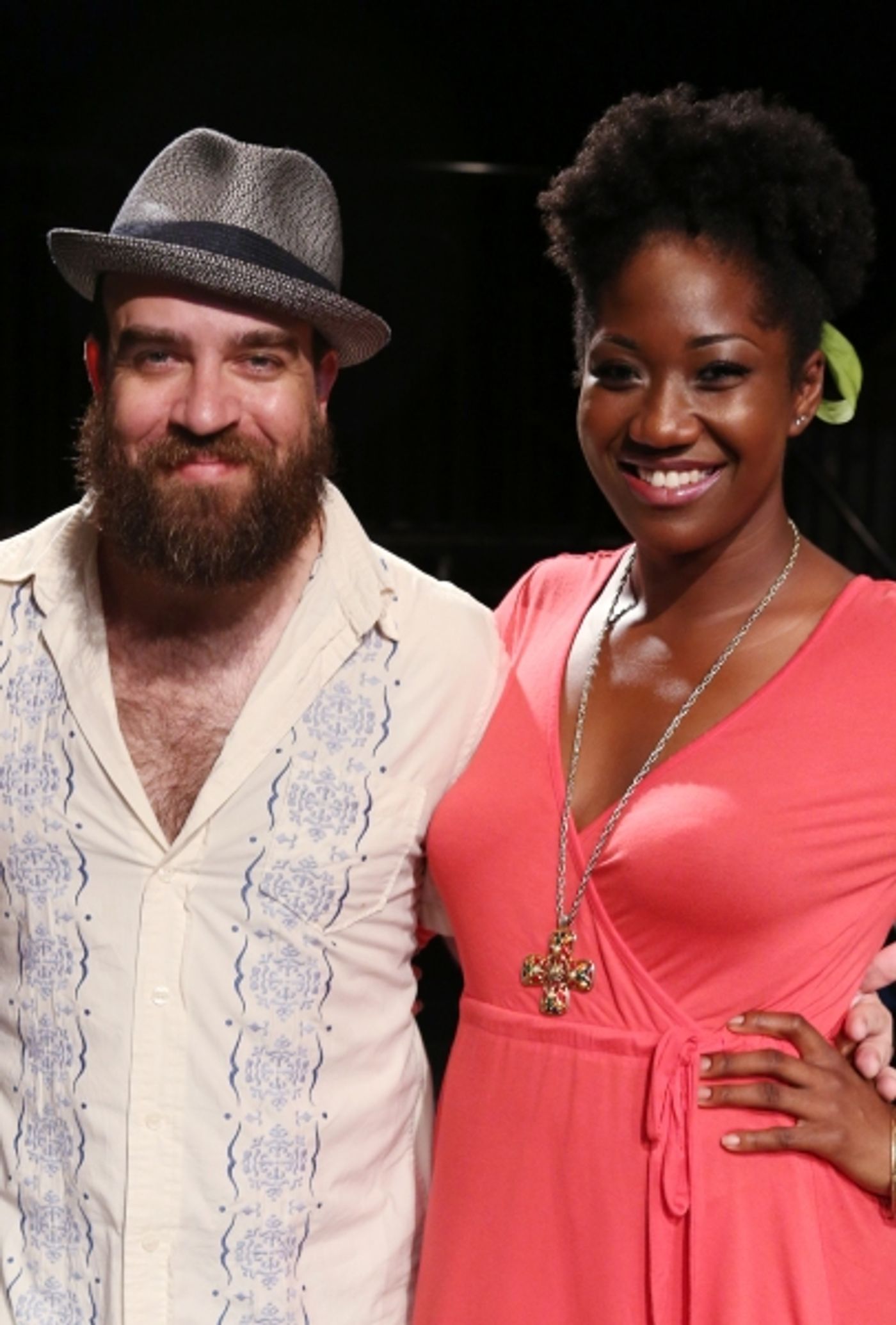 Photo Coverage: Broadway-Bound SOUL DOCTOR Cast Meets the Press- Eric Anderson, Amber Iman, Zarah Mahler & More!  Image