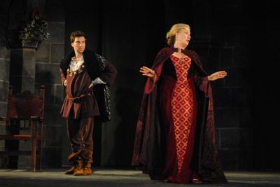 Karl Gregory and Jayne Atkinson Photo