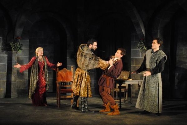 Jayne Atkinson, Aaron Costa Ganis, Karl Gregory and Tommy Schrider Photo