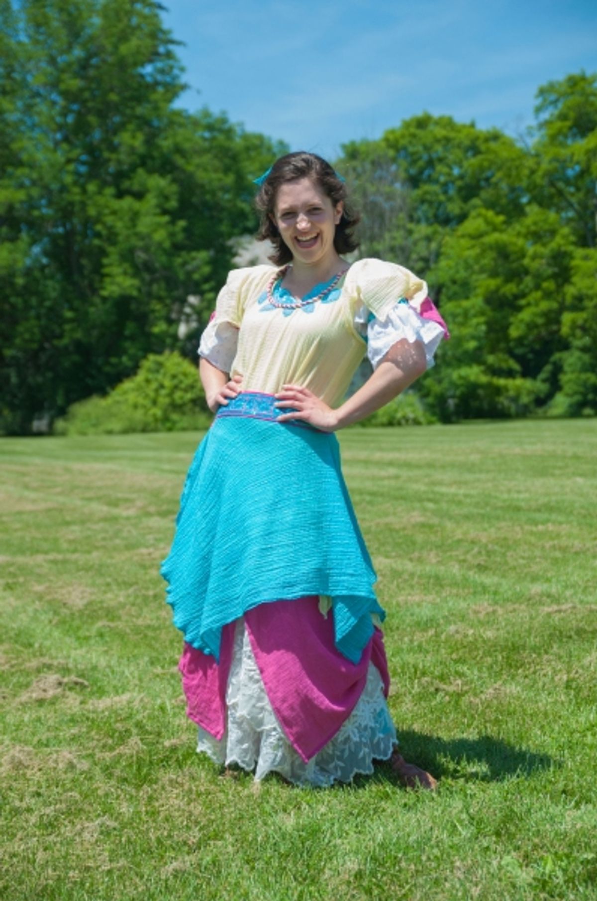 Caroline Calkins as Celie. Costume by Stella Schwartz at 