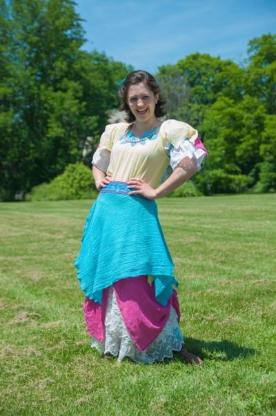 Caroline Calkins as Celie. Costume by Stella Schwartz Photo