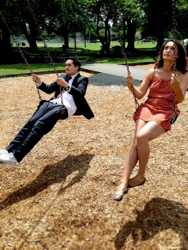 Doug (Richard Nguyen Sloniker) and Kayleen (Amanda Zarr)  Photo