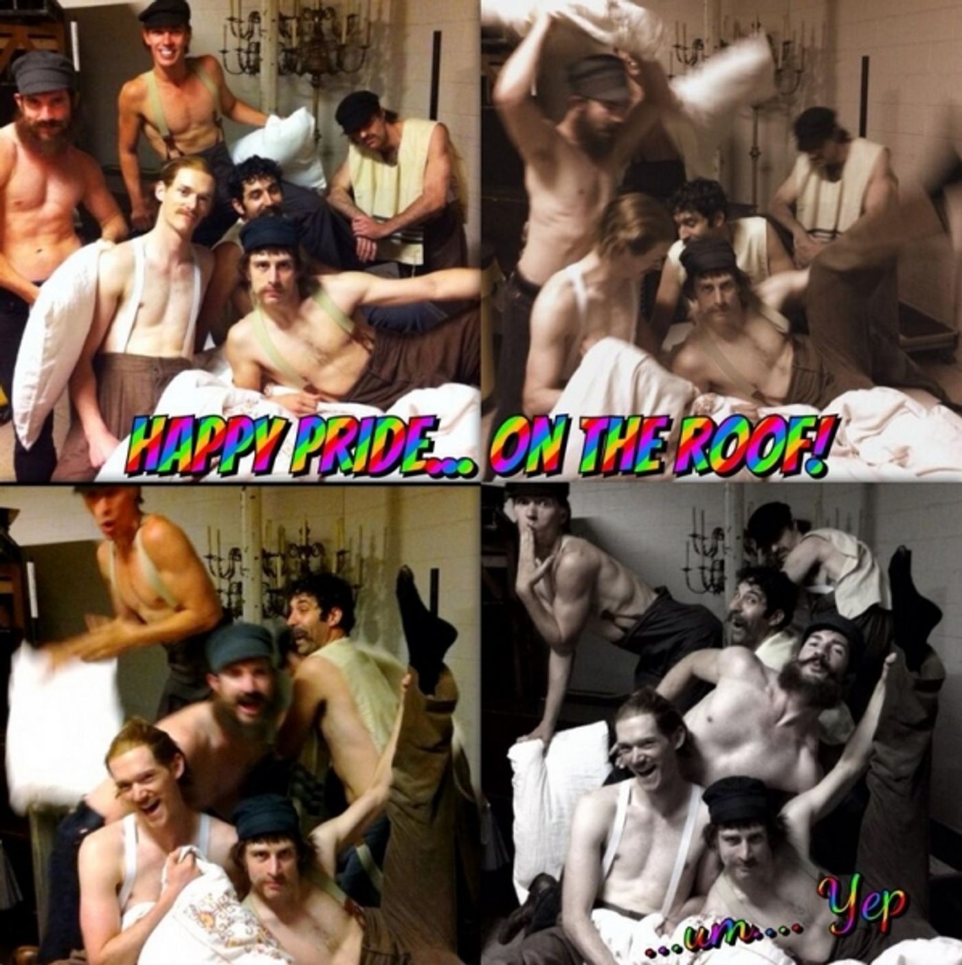 Photo Flash: Saturday Intermission Pics, June 29 - MATILDA, THE NANCE, FANTASTICKS and More Celebrate Gay Pride! Image