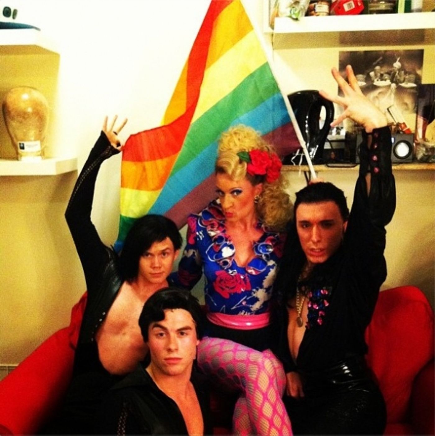 Photo Flash: Saturday Intermission Pics, June 29 - MATILDA, THE NANCE, FANTASTICKS and More Celebrate Gay Pride! Image