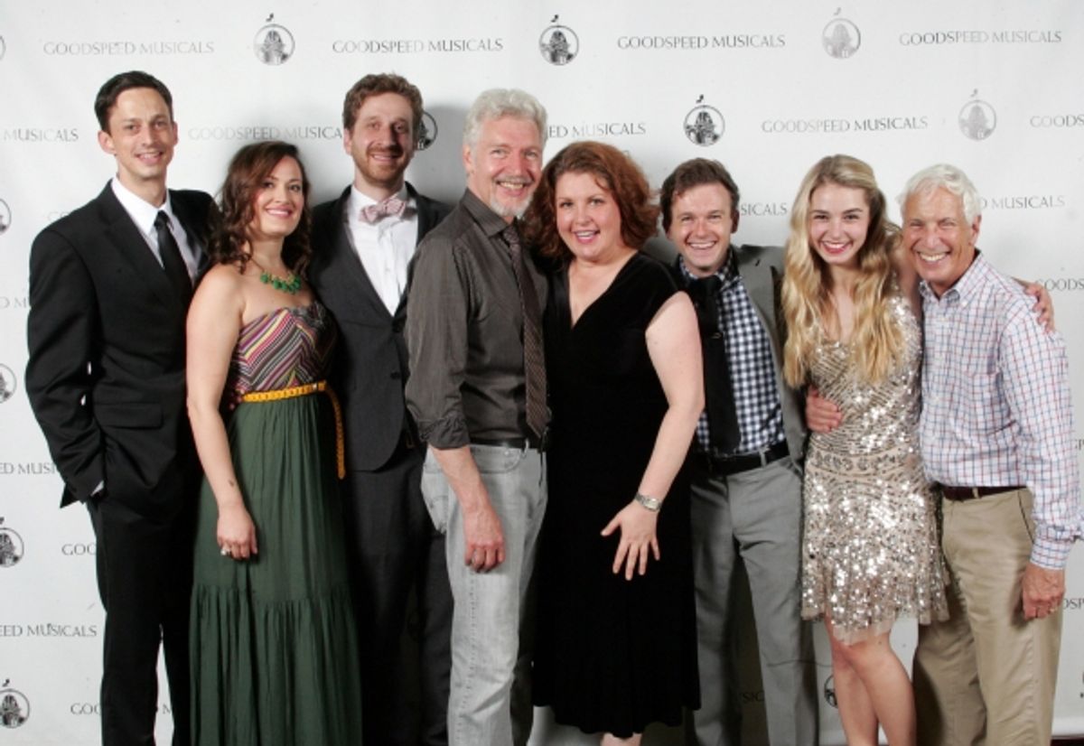 Spencer Moses, Ashley Brown, Daniel Goldstein, Tony Sheldon, Klea Blackhurst, Jeremy Morse, Catherine Blades and Michael Price at 