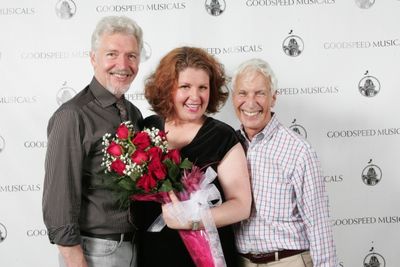 Tony Sheldon, Klea Blackhurst and MIchael Price Photo