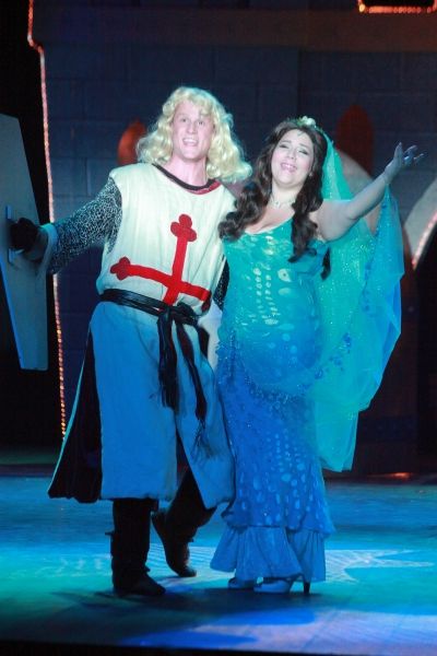 Thomas Cannizzaro (King Arthur) and Bethany Fagan (The Lady of the Lake) Photo