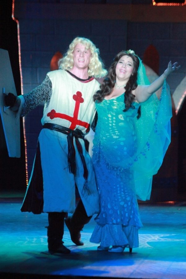 Thomas Cannizzaro (King Arthur) and Bethany Fagan (The Lady of the Lake) Photo