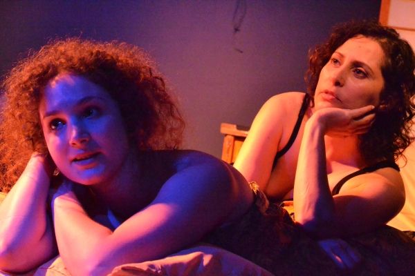 Giulia Bisinella and Carmen Lamar in ''Dina and Alba'' by Mario Fratti at Secret Thea Photo