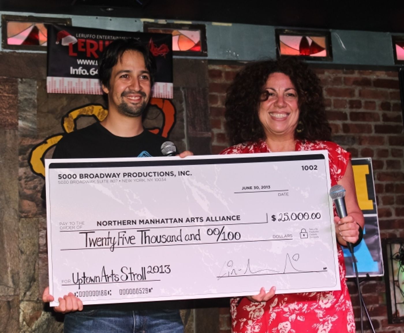 Photo Coverage: Lin-Manuel Miranda Takes Part in Closing Ceremony of Uptown Arts Stroll  Image