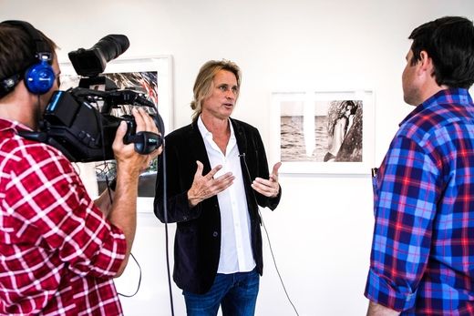 Photo Flash: Opening Night of Russell James' Exhibition with Adriana Lima, Lindsay Ellingson & More  Image