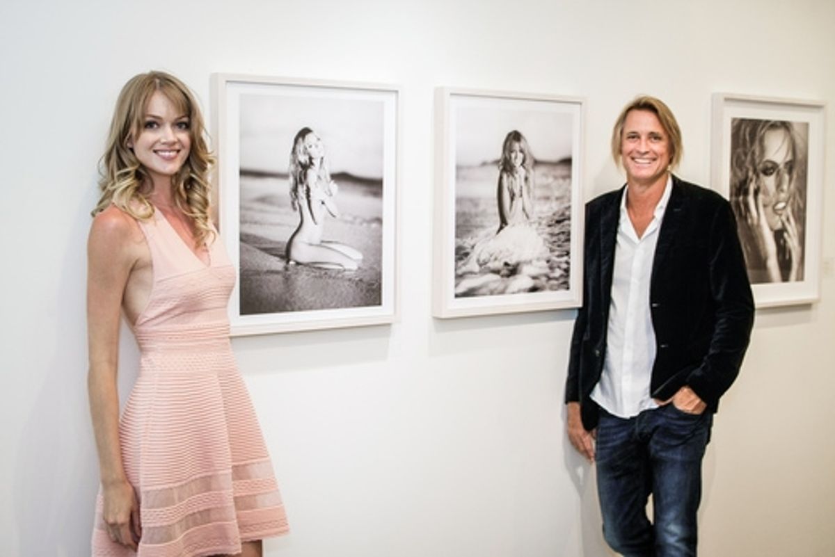  Lindsay Ellingson and Russell James at 