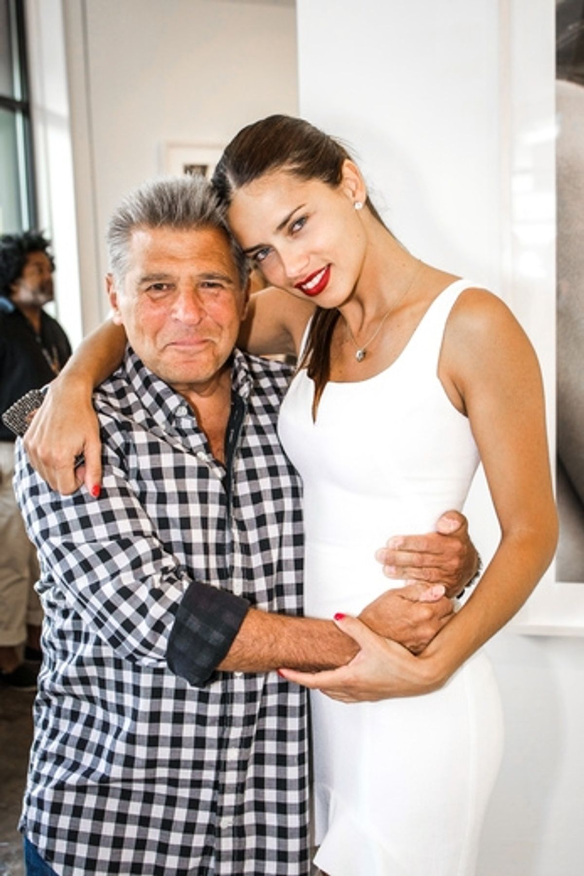 Ed Razek and Adriana Lima  at 