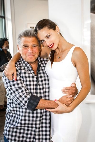 Ed Razek and Adriana Lima  Photo