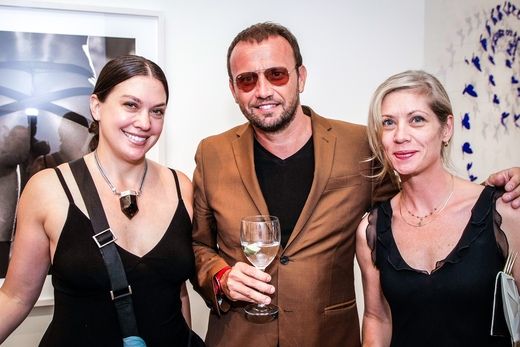 Photo Flash: Opening Night of Russell James' Exhibition with Adriana Lima, Lindsay Ellingson & More  Image
