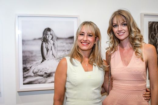 Photo Flash: Opening Night of Russell James' Exhibition with Adriana Lima, Lindsay Ellingson & More  Image