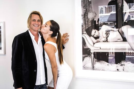 Photo Flash: Opening Night of Russell James' Exhibition with Adriana Lima, Lindsay Ellingson & More  Image