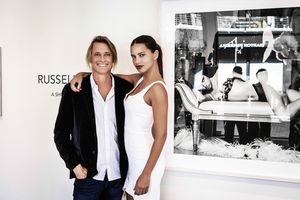 Russell James and Adriana Lima @ BroadwayWorld Russell James and Adriana Lima Photo