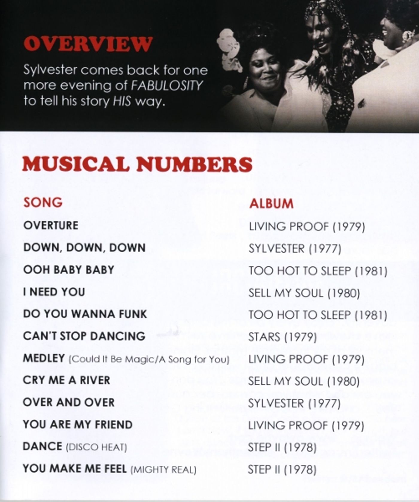 Photo Coverage: PIPPIN's Anthony Wayne in YOU MAKE ME FEEL MIGHTY REAL Image