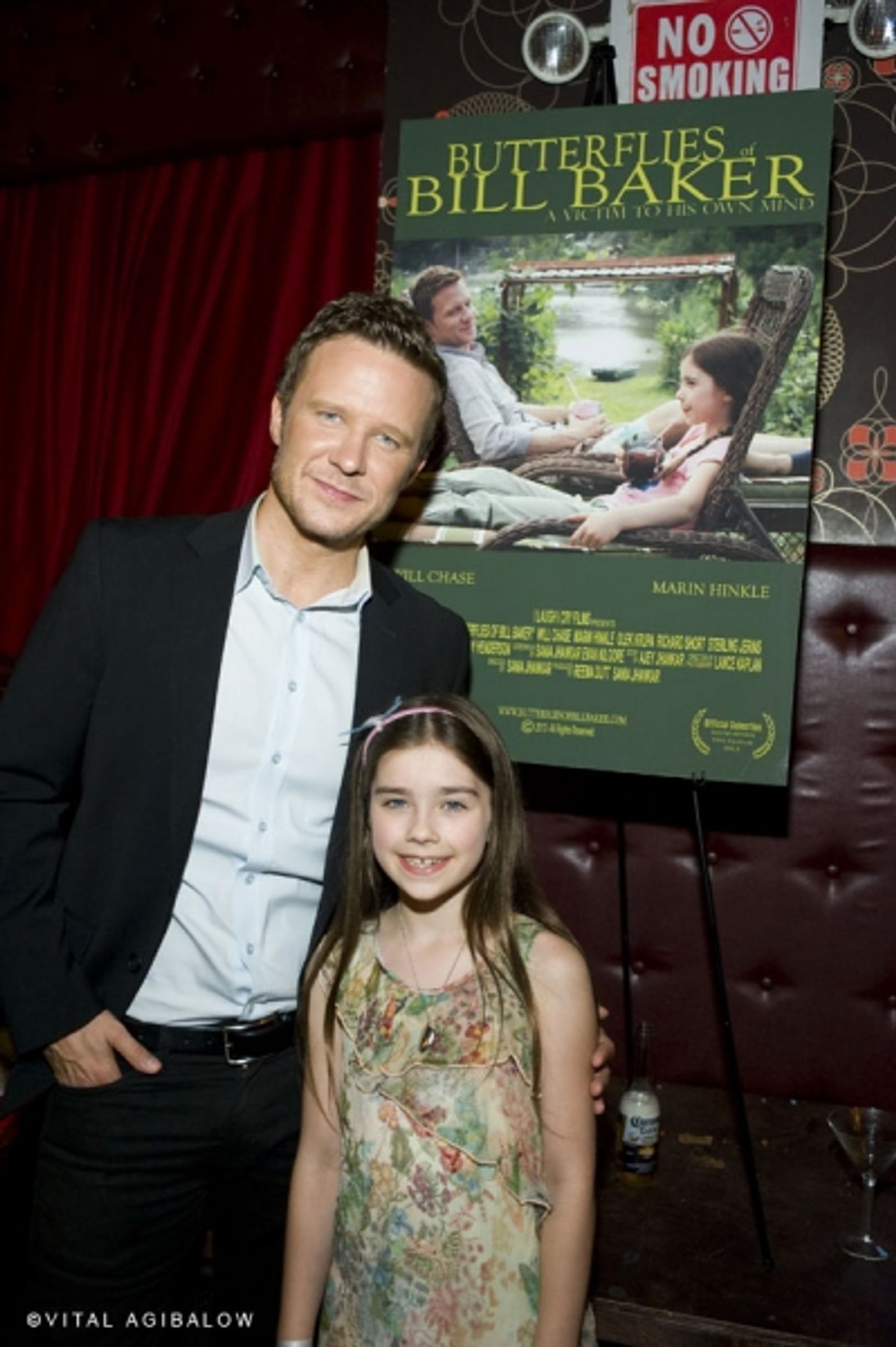 Photo Flash: Will Chase, Sterling Jerins, Debra Messing and More at BUTTERFLIES OF BILL BAKER Premiere  Image