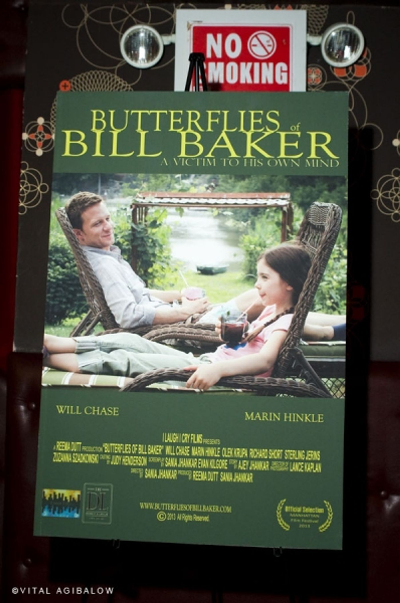 Photo Flash: Will Chase, Sterling Jerins, Debra Messing and More at BUTTERFLIES OF BILL BAKER Premiere  Image
