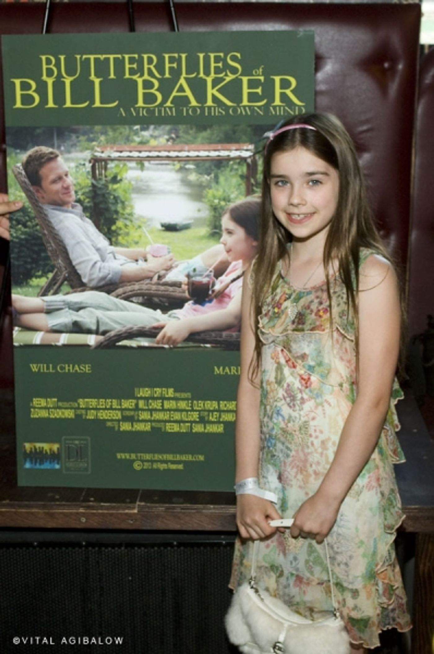 Photo Flash: Will Chase, Sterling Jerins, Debra Messing and More at BUTTERFLIES OF BILL BAKER Premiere  Image