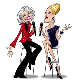 Carol Channing and Justin Vivian Bond Photo