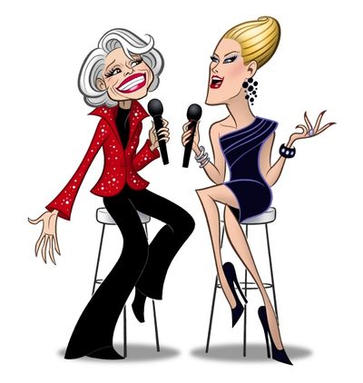 Carol Channing and Justin Vivian Bond Photo