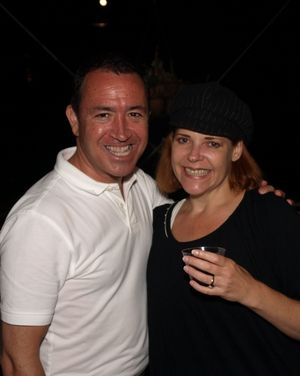 Director Steven Glaudini and Bets Malone @ BroadwayWorld Director Steven Glaudini and Bets Malone Photo