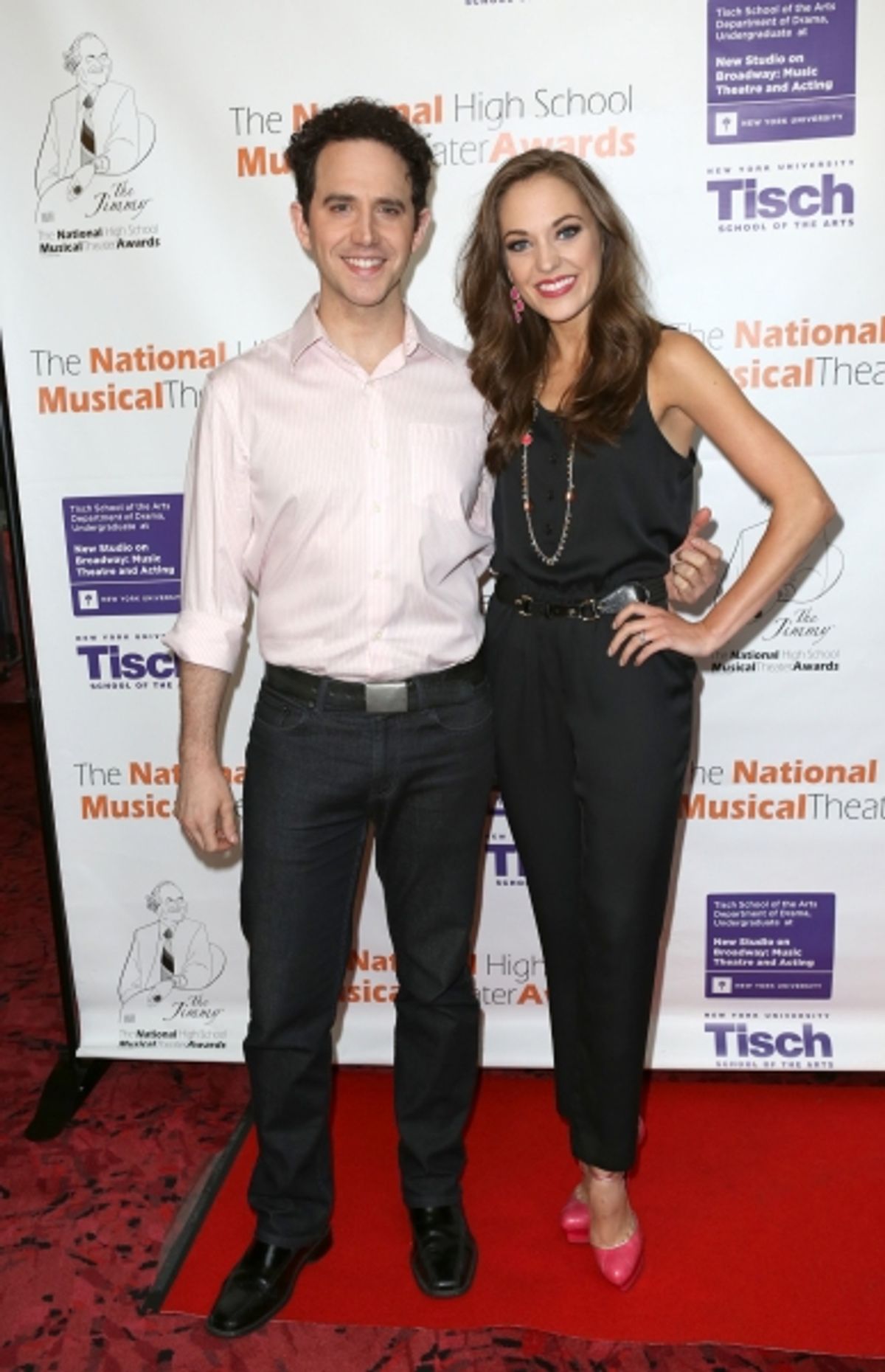 Santino Fontana and Laura Osnes at 