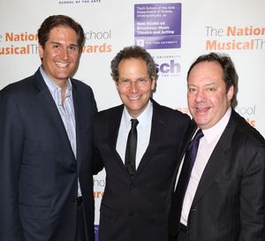 Nick Scandalios, Van Kaplan and James M. Nederlander
 Photo