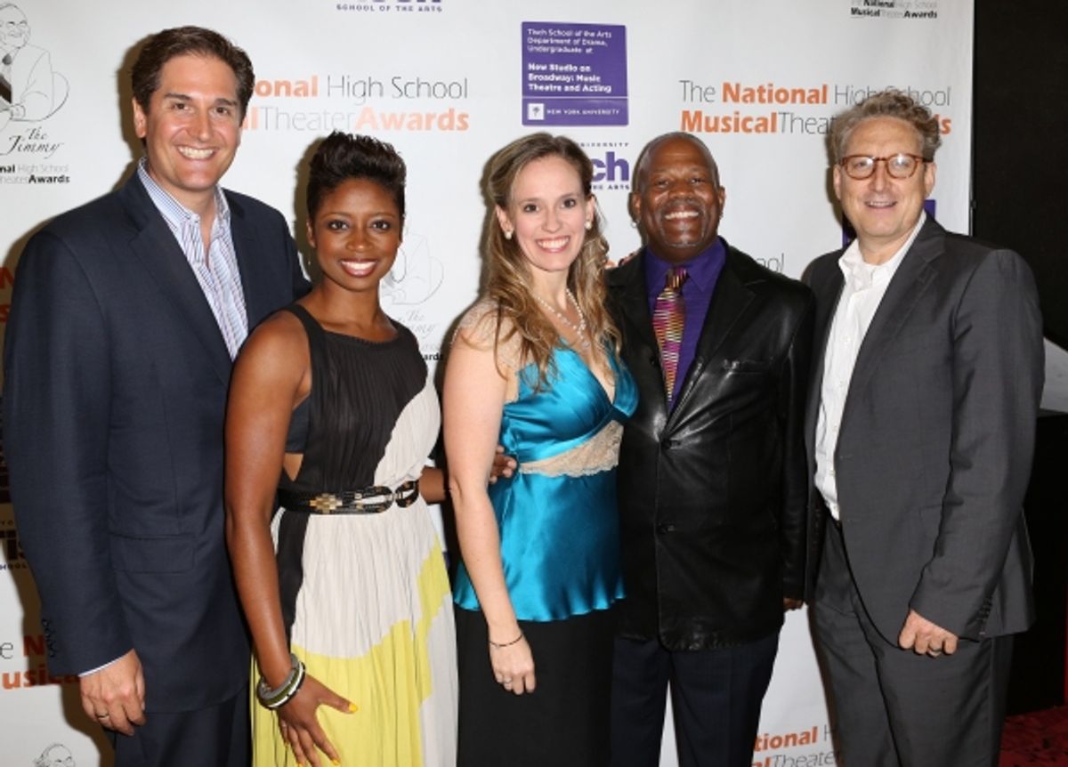  Nick Scandalios, Montego Glover, Rachel Hoffman, Kent Gash and Bernie Telsey at 