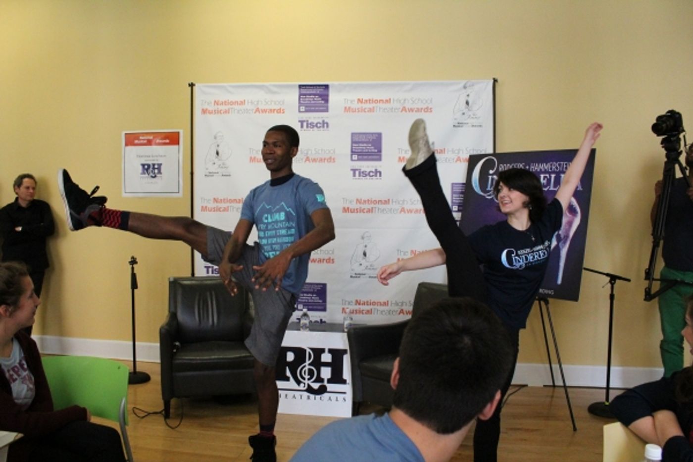 Photo Flash: CINDERELLA's Kirstin Tucker Visits Jimmy Awards Finalists!  Image