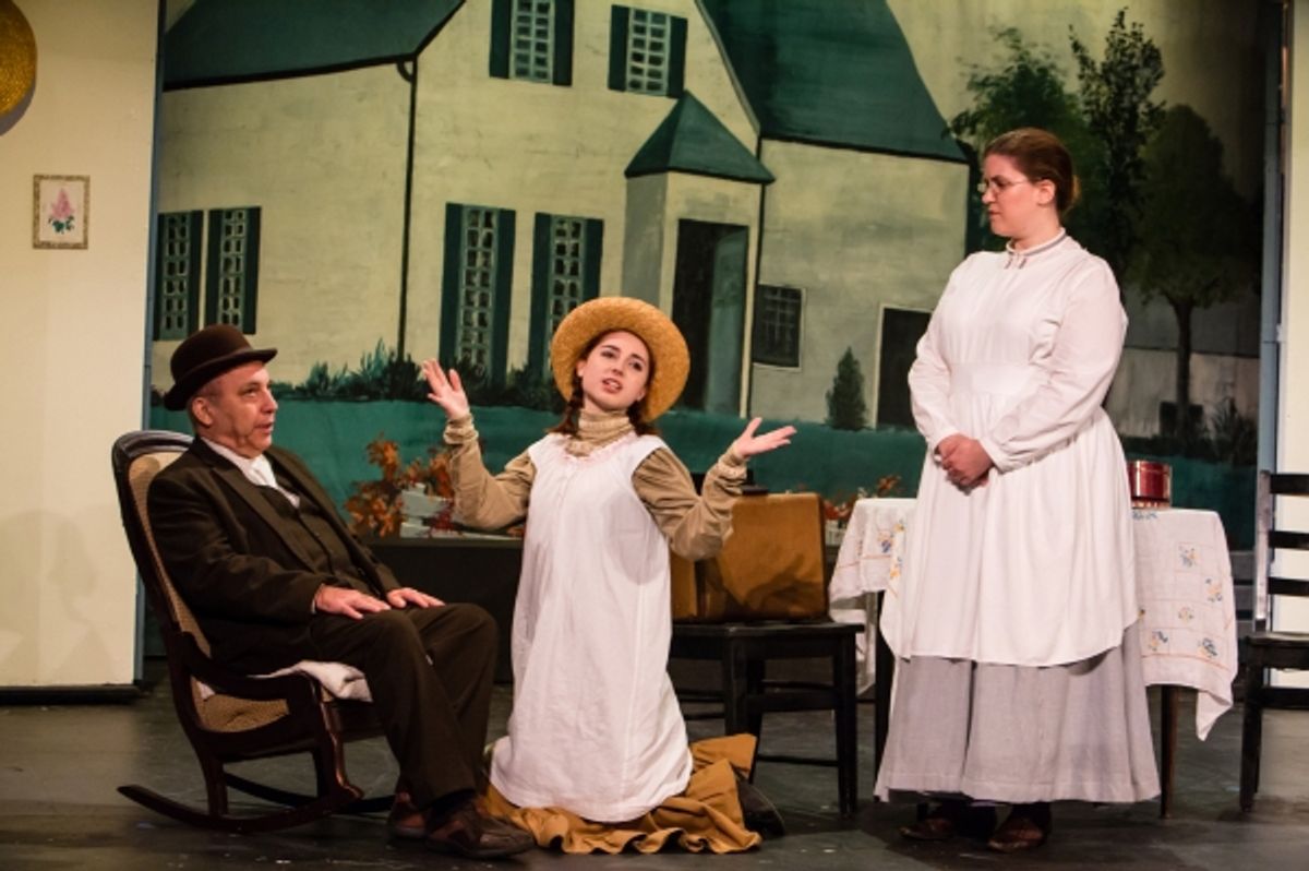 Jeff Rossman, Emma Nissenbaum, and Stacy-Lee Frome as Marilla Cuthbert at 